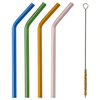 Balakaxa, Drinking straws/cleanbrush set of 5, mixed colors