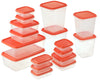 all set of food containers in a white background